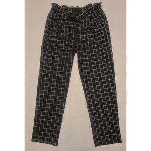Papaya Black and White Checkered Pants